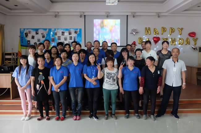 Staffs birthday party---May